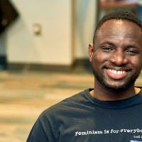 International Anchor Allies Winter 2026 First Mixer - a smiley male student